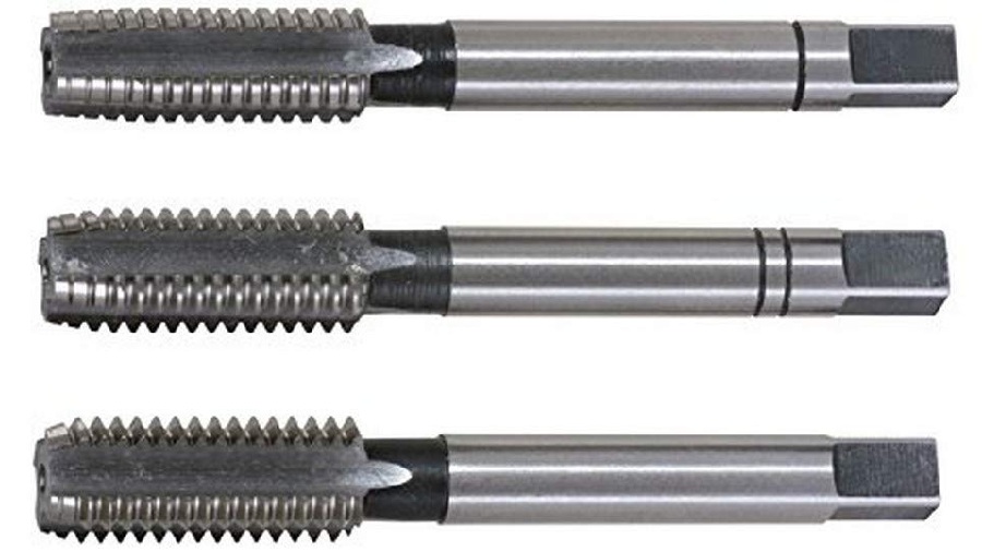 Jeu de 3 tarauds à main HSS KS TOOLS 331.0100 Jeu de 3 tarauds à main HSS KS TOOLS 331.0100