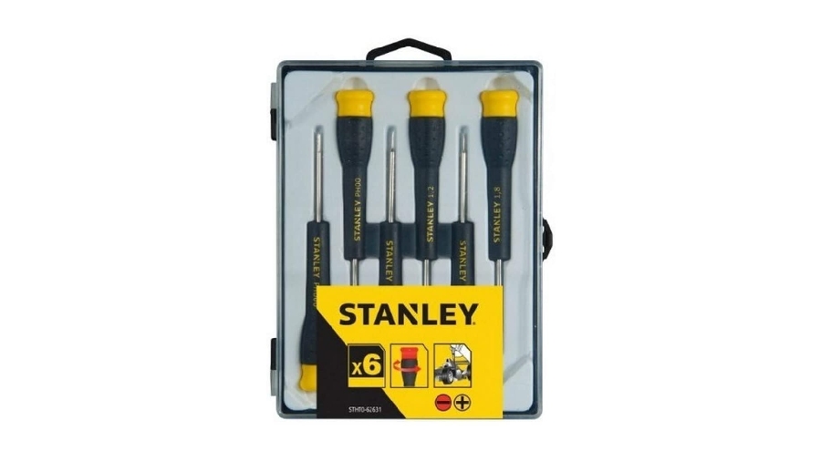 Jeu de 6 micro tournevis fente/phillips Stanley STHT0-62631