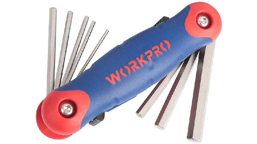 Jeu de clés hexagonales pliantes WORK PRO W022005