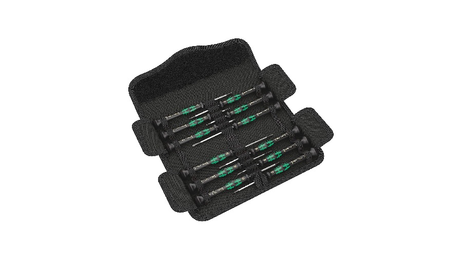 Jeu de tournevis électronicien Kraftform Micro 12 Universal 1 Wera 05073675001 Jeu de tournevis électronicien Kraftform Micro 12 Universal 1 Wera 05073675001