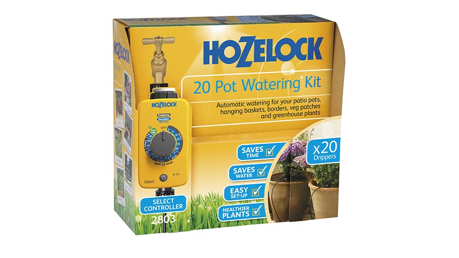 Kit d’arrosage automatique 20 pots ‎28031240 Hozelock