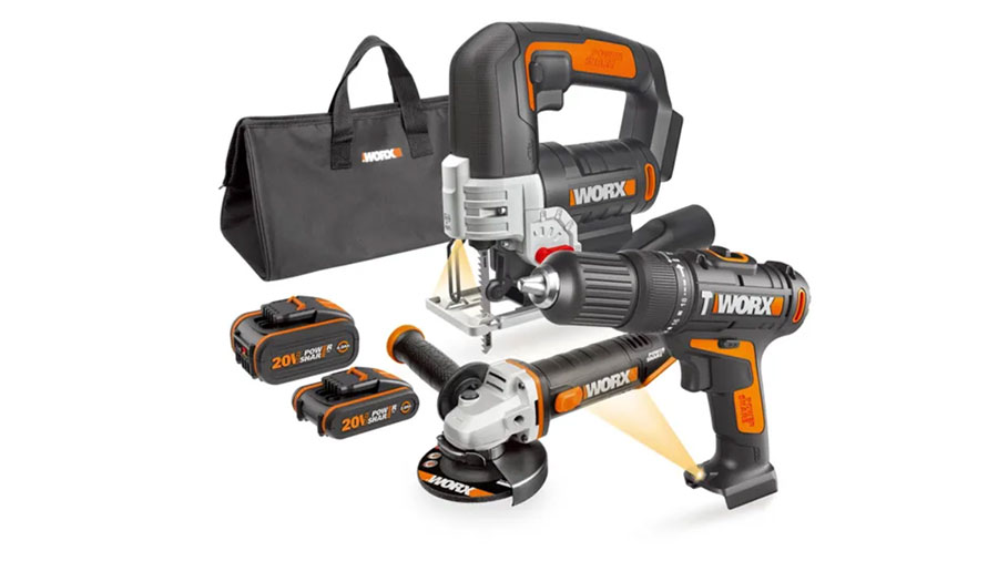 kit de bricolage 3 outils sans fil WX954 Worx