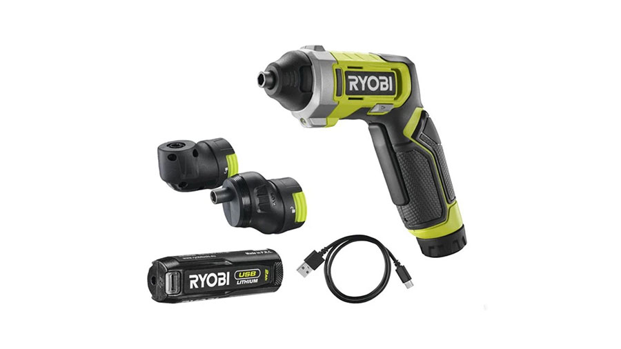 Kit tournevis USB Lithium 4V RSD4-120TA2 Ryobi