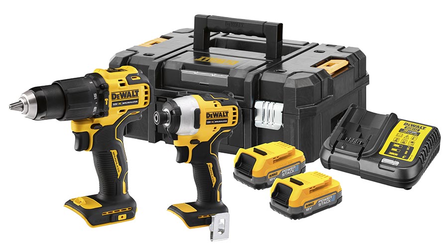 Kit2 outils sans fil XR DCK2062E2T-QW Powerstack Dewalt