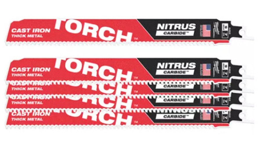 lames de scie sabre Milwaukee TORCH NITRUS TCT 230 48005562 5 pièces