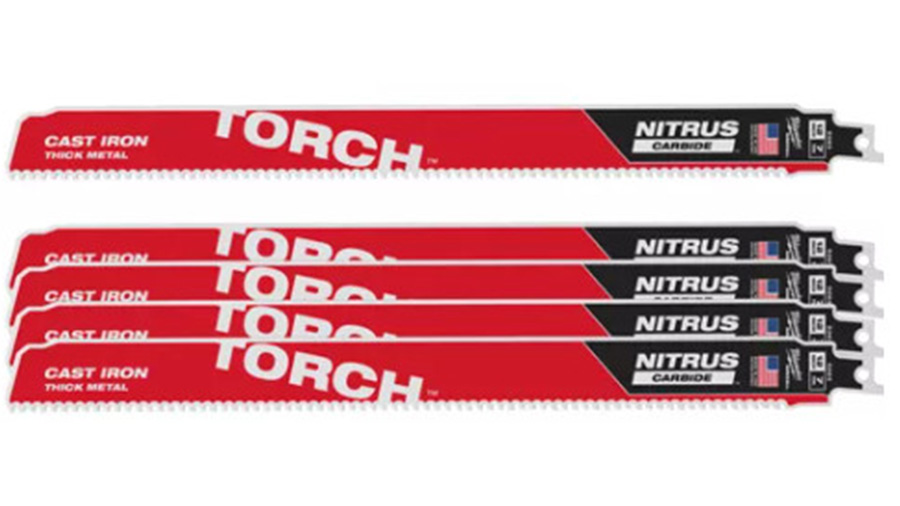 Lame scie sabre Milwaukee TORCH NITRUS TCT 300 48005563 5 pièces