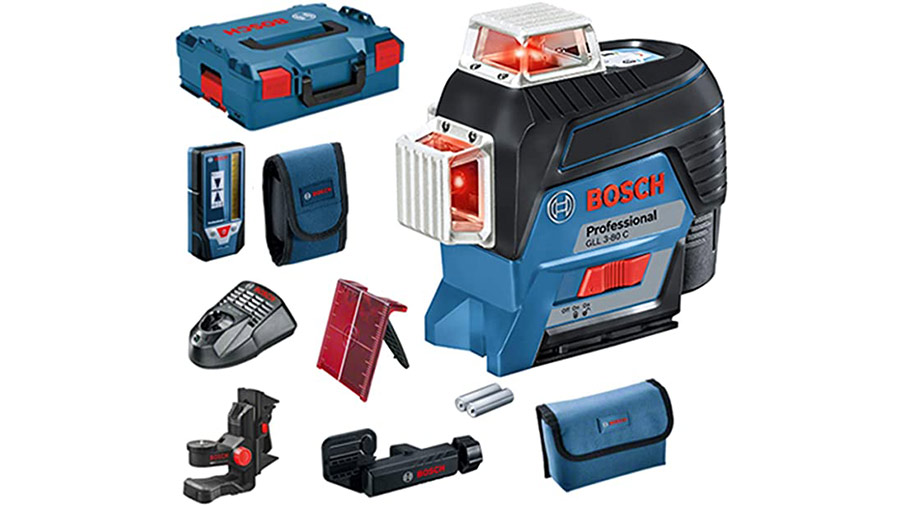 Laser ligne connecté Bosch Professional GLL 3-80 C + LR 7