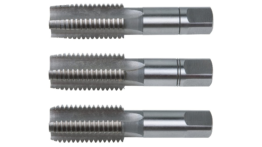 Lot de 3 tarauds à main HSS Co M KS TOOLS 331.2020
