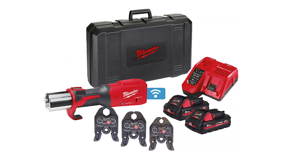 sertisseuse hydraulique sur batterie Force Logic M18 ONEBLHPT-302C M-SET 4933478310 Milwaukee sertisseuse hydraulique sur batterie Force Logic M18 ONEBLHPT-302C M-SET 4933478310 Milwaukee