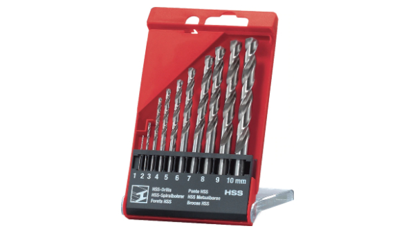 Mèche hélicoïdale HILTI HSS 1-10 (10) jeu