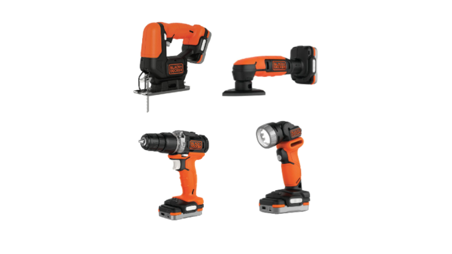 Pack de machine sans fil BLACK+DECKER BDCK123S1S-QW