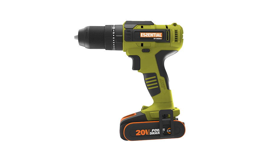 Perceuse à percussion sans fil ES376 Essential by Worx 