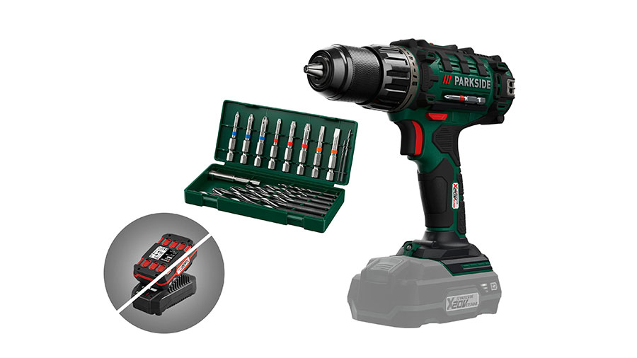 perceuse sans fil PABS 20 Li X20V Parkside perceuse sans fil PABS 20 Li X20V Parkside