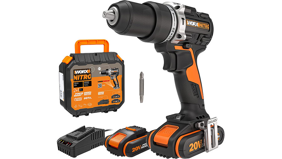 Perceuse à percussion sans fil WORX 20 V Brushless WX352.1 Perceuse à percussion sans fil WORX 20 V Brushless WX352.1