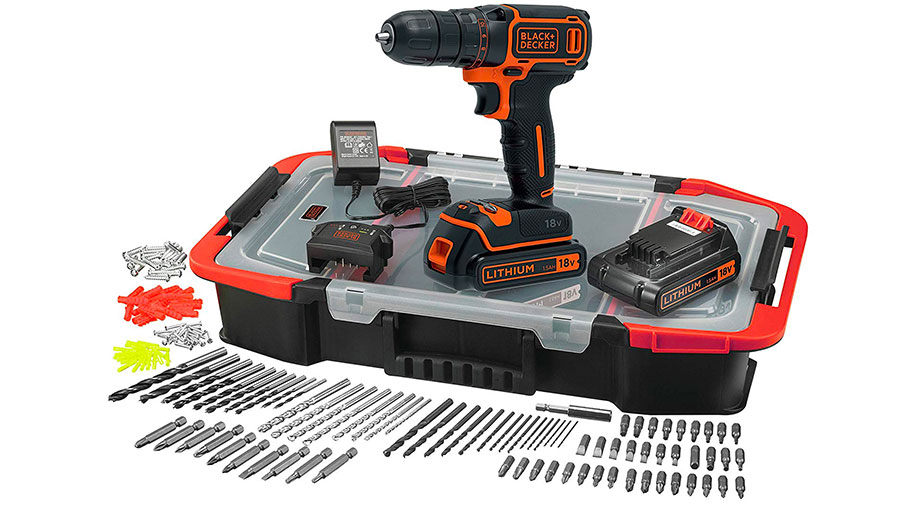 Perceuse visseuse sans fil BDCDC18BAST-QW Black&Decker