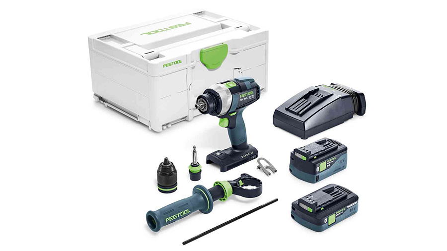 Perceuse-visseuse sans fil QUADRIVE TDC 18/4 5,2/4,0 I-Plus Festool