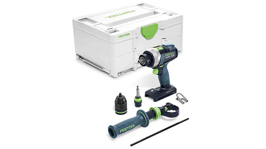 Perceuse-visseuse sans fil QUADRIVE TDC 18/4 I-Basic Festool