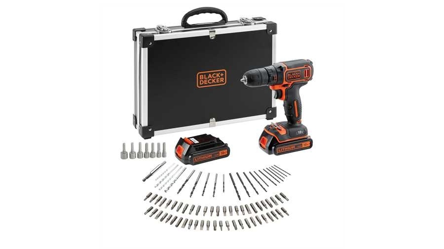 Perceuse-visseuse sans fil 18 V BLACK+DECKER BDCDC18BAFC-QW Perceuse-visseuse sans fil 18 V BLACK+DECKER BDCDC18BAFC-QW