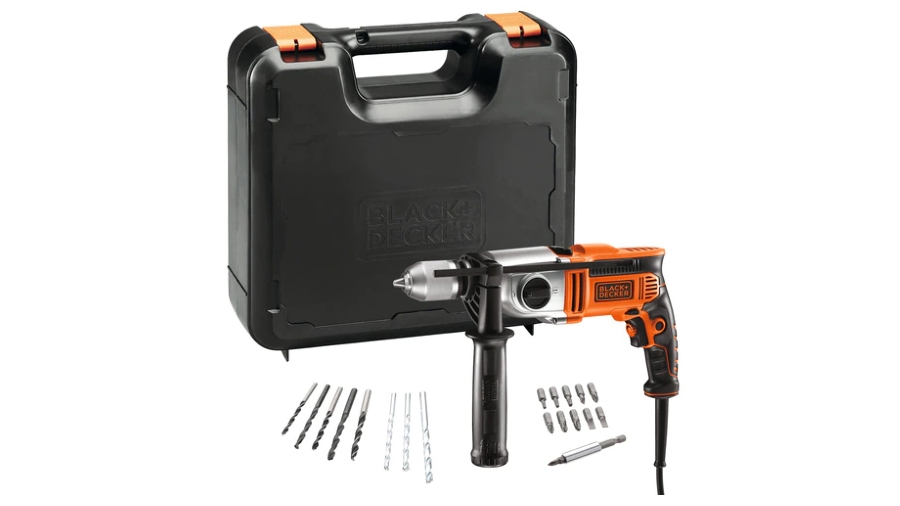 Perceuse à percussion filaire BLACK DECKER KR911KA Perceuse à percussion filaire BLACK DECKER KR911KA