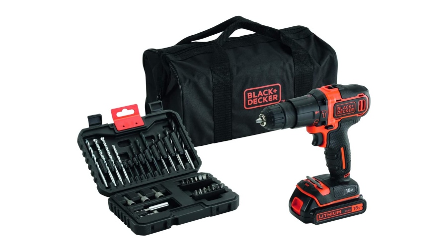 Perceuse à percussion sans fil BLACK+DECKER BDCHD18S32-QW Perceuse à percussion sans fil BLACK+DECKER BDCHD18S32-QW