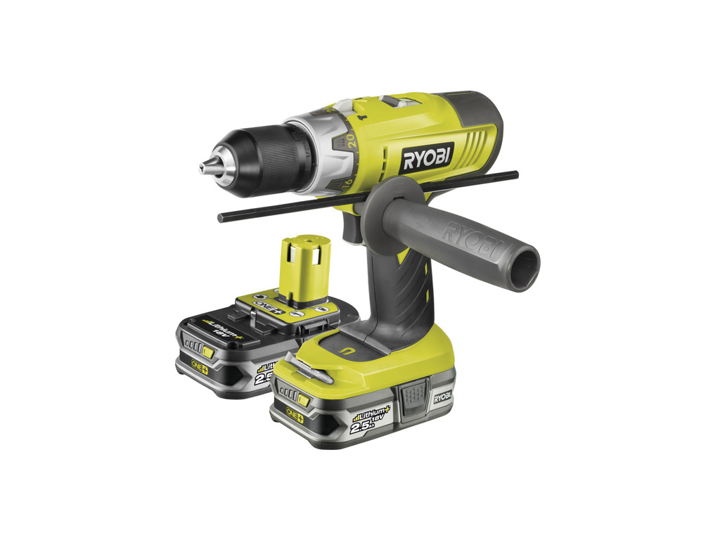 Perceuse à percussion sans fil RYOBI R18PD-LL26S