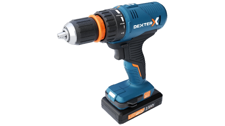 Perceuse visseuse sans fil DEXTER 20VSD2-35RC.1A Perceuse visseuse sans fil DEXTER 20VSD2-35RC.1A