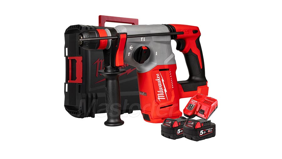 Perforateur sans fil SDS-Plus Milwaukee 26 mm M18 BLHX-502X 4933478892 avec mandrin FIXTEC