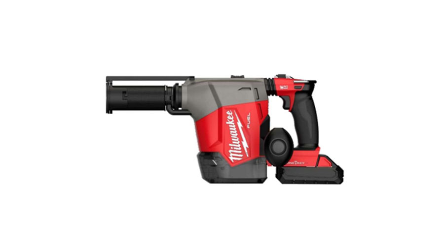 Perforateur sans fil SDS-plus avec extracteur de poussière intégré M18 FHAFOH16 Milwaukee Perforateur sans fil SDS-plus avec extracteur de poussière intégré M18 FHAFOH16 Milwaukee