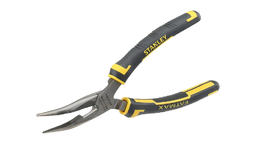 Pince à becs 1/2 ronds longs coudés 160 mm Stanley FATMAX 0-89-871 Pince à becs 1/2 ronds longs coudés 160 mm Stanley FATMAX 0-89-871