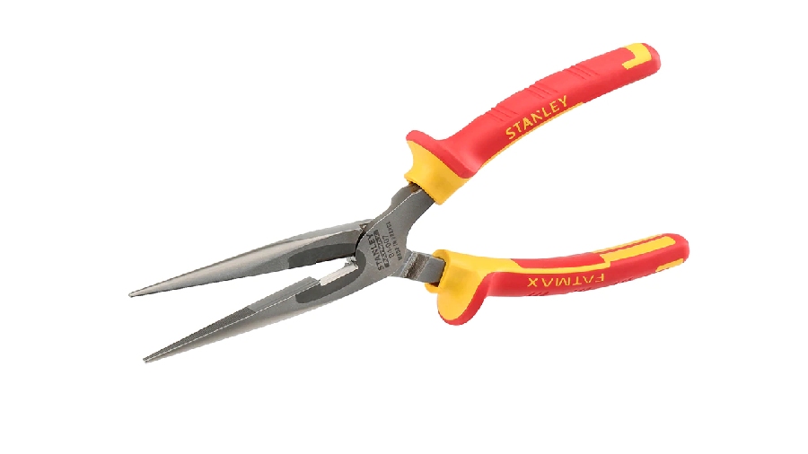 Pince à becs 1/2 ronds longs isolée 1000 V 200 mm Stanley FATMAX 0-84-007 Pince à becs 1/2 ronds longs isolée 1000 V 200 mm Stanley FATMAX 0-84-007