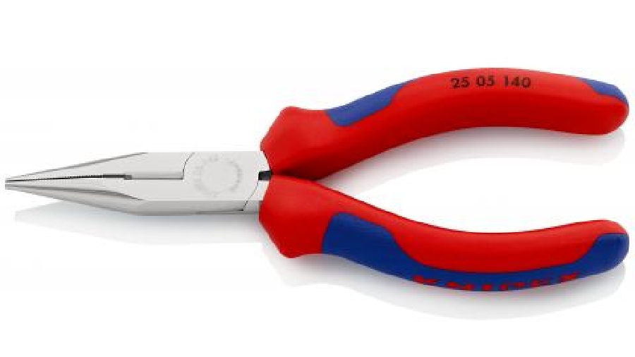 Pince à becs demi-ronds avec tranchant KNIPEX 25 05 140 Pince à becs demi-ronds avec tranchant KNIPEX 25 05 140