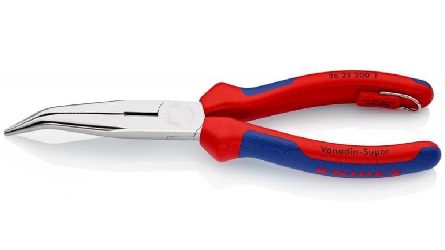 Pince à becs demi-ronds avec tranchant KNIPEX 26 25 200 T Pince à becs demi-ronds avec tranchant KNIPEX 26 25 200 T