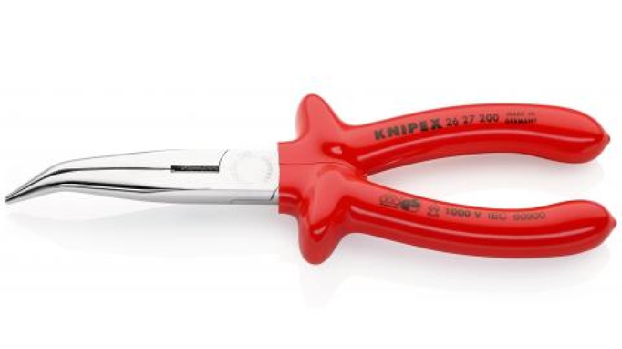 Pince à becs demi-ronds avec tranchant KNIPEX 26 27 200