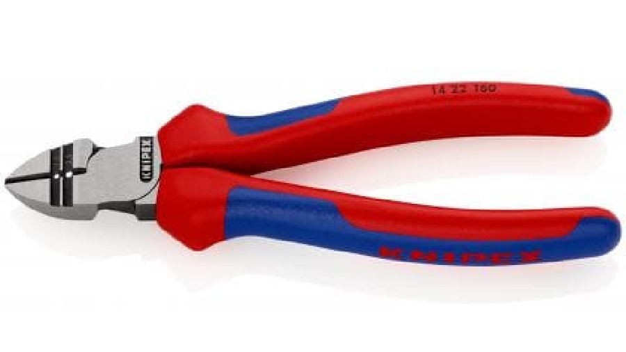 Pince à dénuder coupante de côté KNIPEX 14 22 160 SB