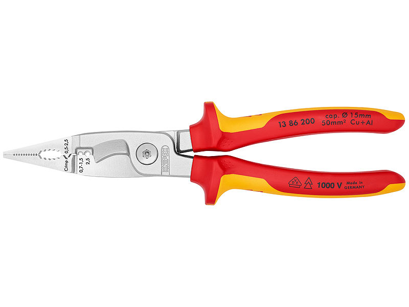 Pince pour installations électriques Knipex 13 86 200 Pince pour installations électriques Knipex 13 86 200