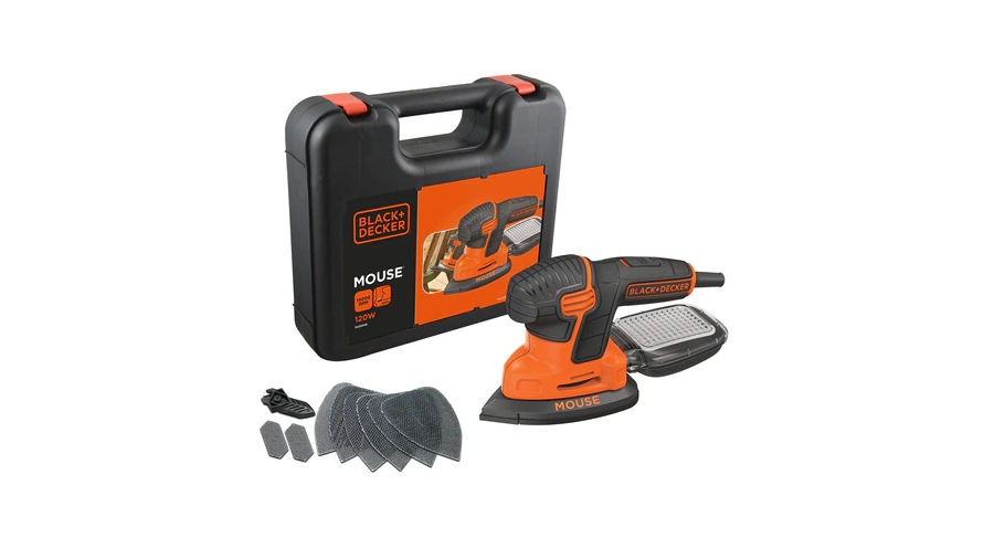 Ponceuse mouse filaire BLACK+DECKER KA2500K-QS Ponceuse mouse filaire BLACK+DECKER KA2500K-QS