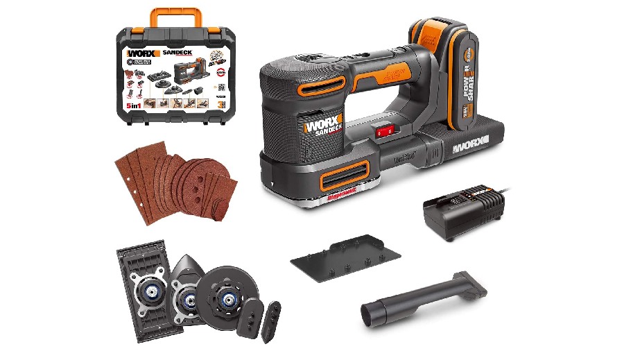 Ponceuse multifonction sans fil WORX 20 V WX820
