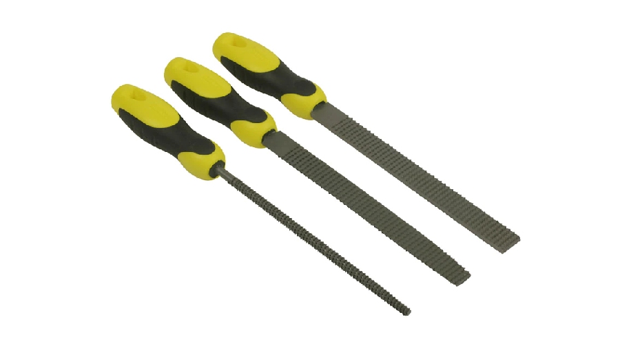 Râpes grosse piqûre 200 mm jeu 3 pièces Stanley 0-22-477
