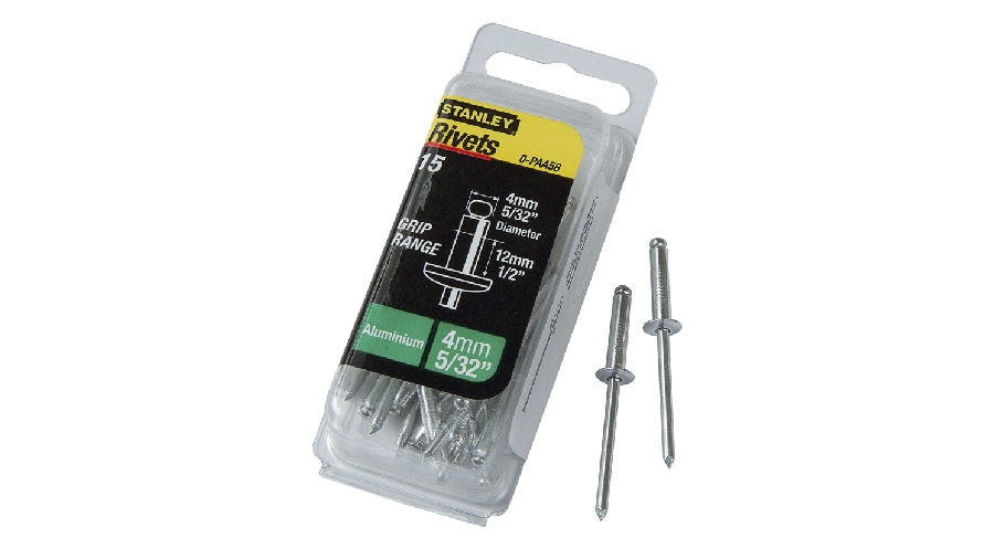 Rivet aluminium 12,7x4 mm Stanley 1-PAA58T Rivet aluminium 12,7x4 mm Stanley 1-PAA58T