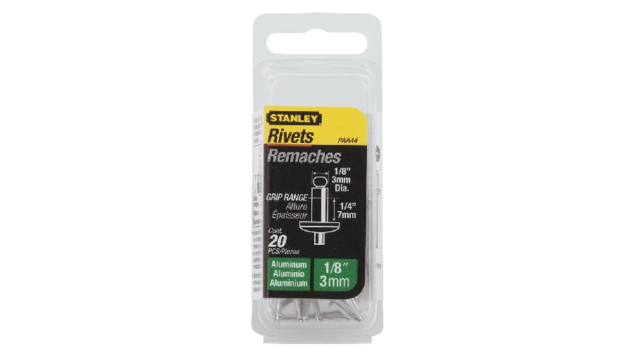 Rivet aluminium 6,35x3 mm Stanley 1-PAA44T