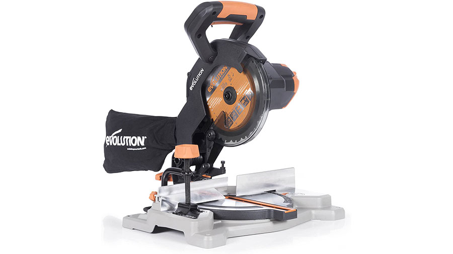 Scie à onglets sans fil Evolution Power Tools R185CMS-Li 088-0001 Scie à onglets sans fil Evolution Power Tools R185CMS-Li 088-0001
