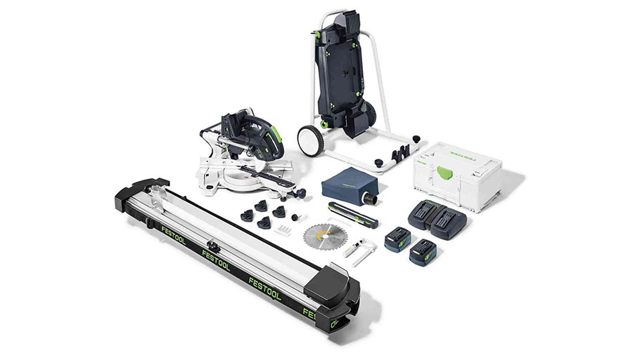 scie à onglets radiale sans fil KAPEX KSC 60 EB 5,2 l-UG-Set 577178 Festool