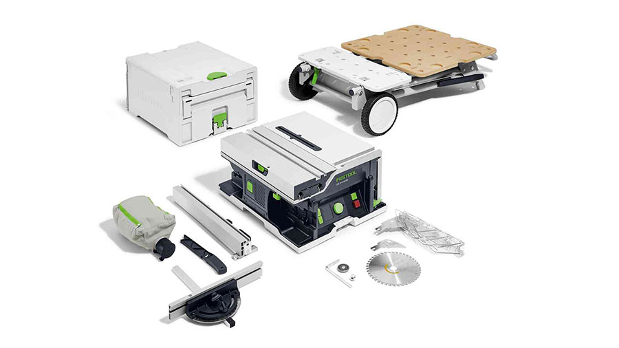 scie circulaire sur table sans fil CSC SYS 50 EBI-Basic-Set 577371 Festool 