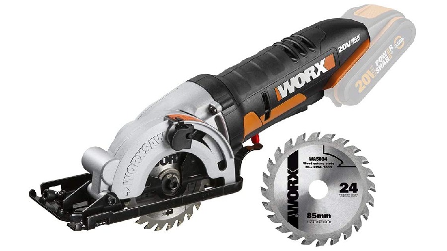 Scie circulaire sans fil WORX 20 V WX527.9 Scie circulaire sans fil WORX 20 V WX527.9