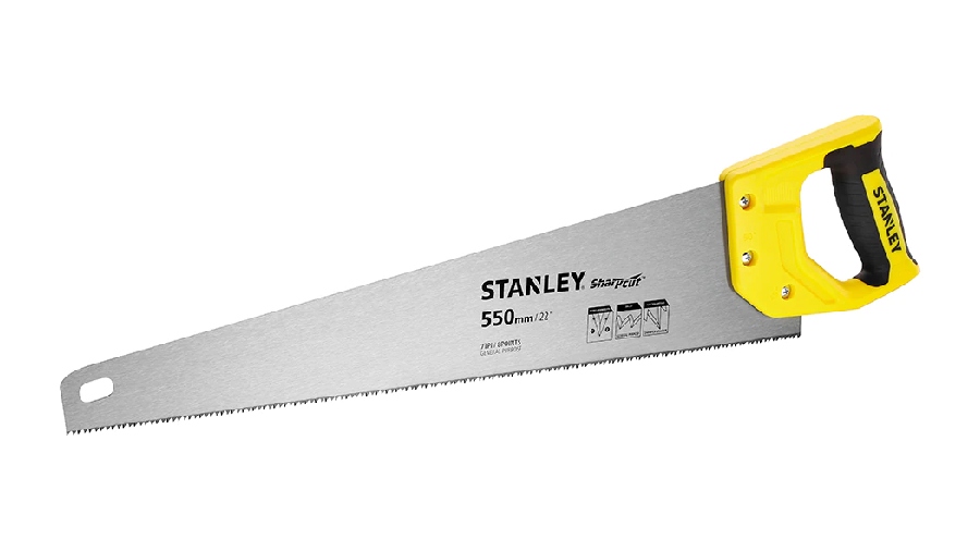 Scie égoïne sharpcut coupe de débit 550 mm Stanley STHT20368-1
