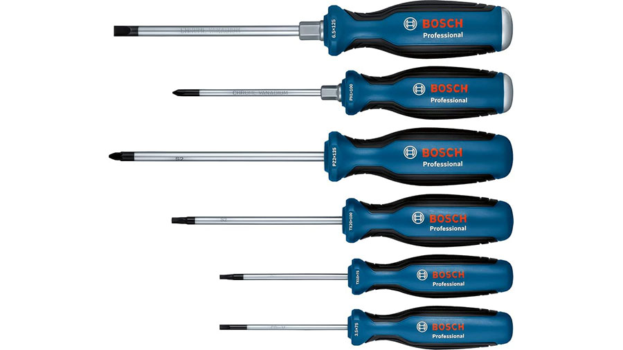 Set de 6 tournevis professional 1600A02CV3 Bosch