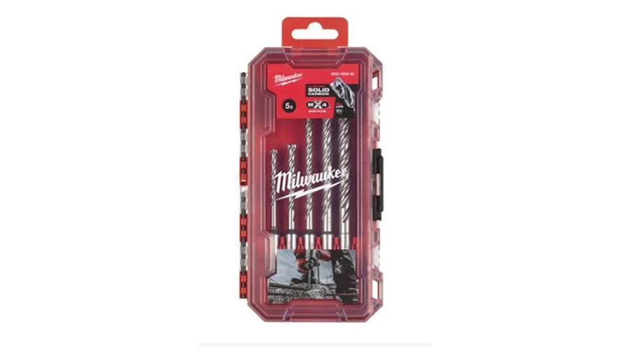 Set de forets MX4 NEXT GEN SDS-Plus 4932500063 (5 pièces) Milwaukee Set de forets MX4 NEXT GEN SDS-Plus 4932500063 (5 pièces) Milwaukee