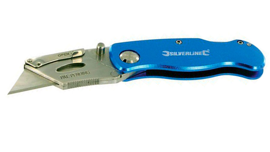 Silverline 290192 Cutter pliant et 10 lames 90 mm prix pas cher