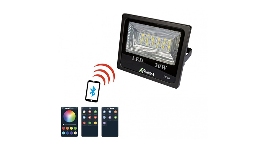 spot Led couleur PRSPOT30MCBL connecté Bluetooth e-spot Ribimex