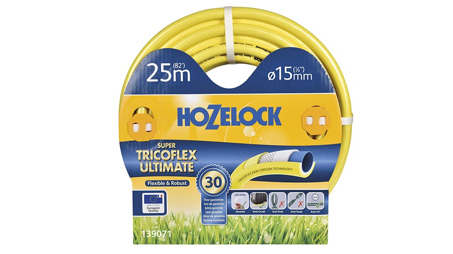 Tuyau d'arrosage de 25m diamètre 15mm Tricoflex ULTRAFLEX - HOZELOCK